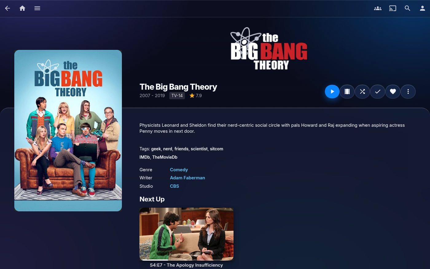 A show page